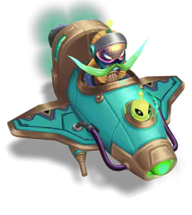 Turquoise Astronaut Corki chroma