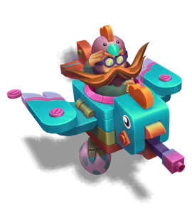 Turquoise Brick Toy Corki chroma