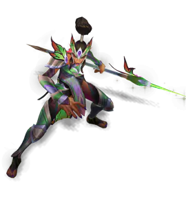Emerald Faerie Court Kalista chroma