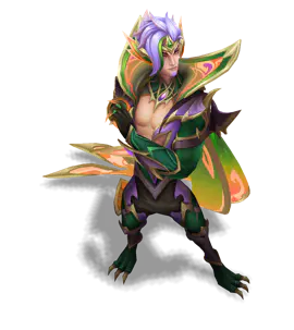Emerald Dragonmancer Rakan chroma