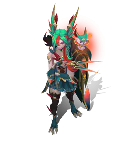 Turquoise Star Guardian Xayah chroma