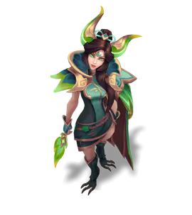 Emerald Brave Phoenix Xayah chroma