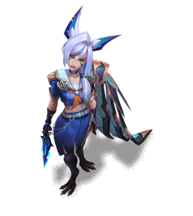Sapphire Battle Academia Xayah chroma