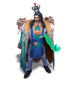 Turquoise Fried Chicken King Swain chroma