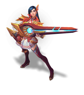 Ruby Battle Academia Caitlyn chroma