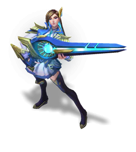 Sapphire Battle Academia Caitlyn chroma