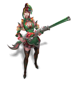 Emerald Firecracker Caitlyn chroma