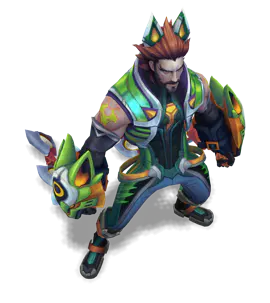 Emerald Battle Wolf Sylas chroma