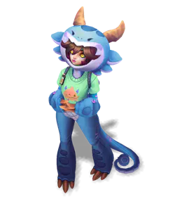 Sapphire Cosplayer Neeko chroma