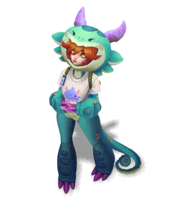 Turquoise Cosplayer Neeko chroma
