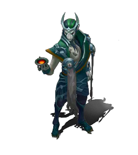 Turquoise Nightbringer Aphelios chroma