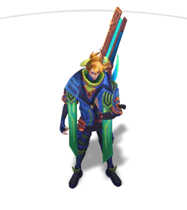 Sapphire Lunar Beast Aphelios chroma