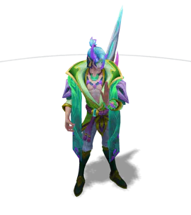 Emerald Spirit Blossom Aphelios chroma