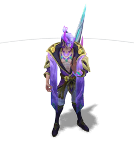 Tanzanite Spirit Blossom Aphelios chroma