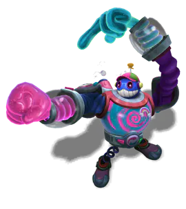 Rose Quartz Bubble Bash Blitzcrank chroma