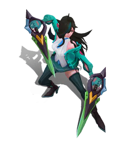 Turquoise Battle Academia Katarina chroma