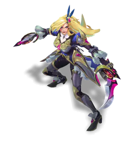 Sapphire Battle Queen Katarina chroma