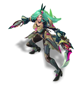 Emerald Battle Queen Katarina chroma