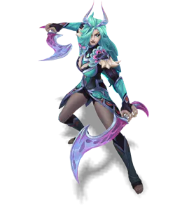 Turquoise Faerie Court Katarina chroma