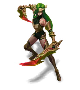 Emerald Chosen of the Wolf Katarina chroma