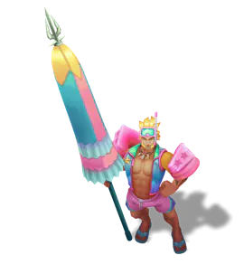 Rose Quartz Pool Party Jarvan IV chroma
