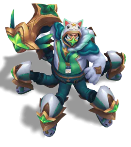 Emerald Pajama Guardian Cosplay Urgot chroma