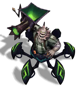 Emerald Fright Night Urgot chroma