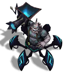 Turquoise Fright Night Urgot chroma