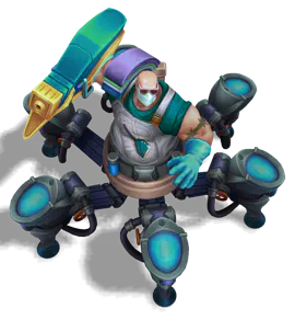 Turquoise Urgot the Clogfather chroma