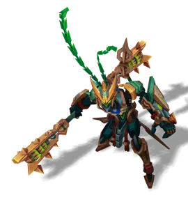 Emerald Mecha Kingdoms Wukong chroma