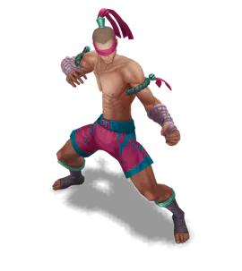Rose Quartz Muay Thai Lee Sin chroma