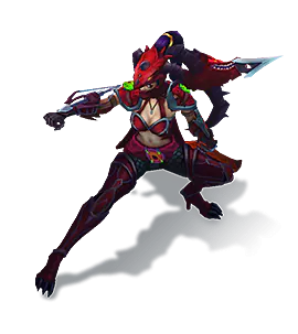 Red Dragonslayer Vayne chroma