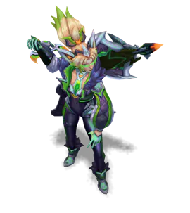 Emerald Battle Bat Vayne chroma