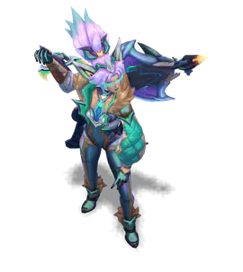 Turquoise Battle Bat Vayne chroma