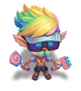 Rainbow Pool Party Heimerdinger chroma