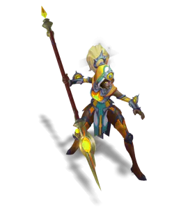Citrine Cosmic Huntress Nidalee chroma