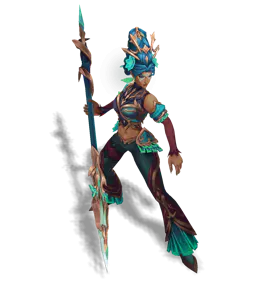 Turquoise La Ilusión Nidalee chroma