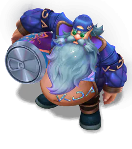 Sapphire Music Fan Gragas chroma