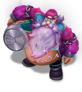 Rose Quartz Music Fan Gragas chroma