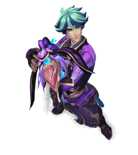 Tanzanite Porcelain Protector Ezreal chroma