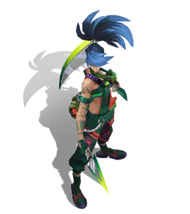 Emerald True Damage Akali chroma