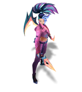 Rose Quartz K/DA ALL OUT Akali chroma