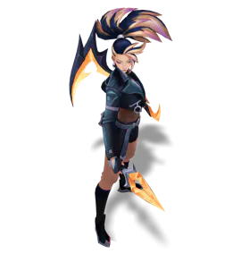 BADDEST K/DA ALL OUT Akali chroma
