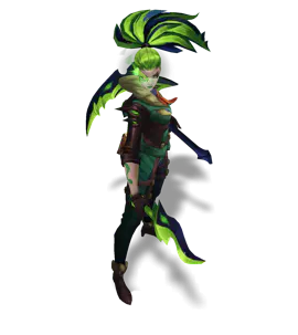 Emerald Crime City Nightmare Akali chroma