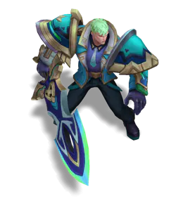 Turquoise Battle Academia Garen chroma