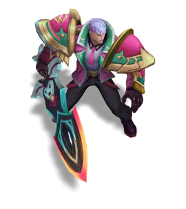 Rose Quartz Battle Academia Garen chroma