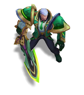 Emerald Battle Academia Garen chroma