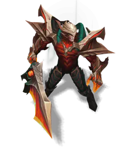 Ruby Visions of the Fallen Garen chroma