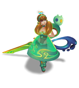 Emerald Space Groove Gwen chroma