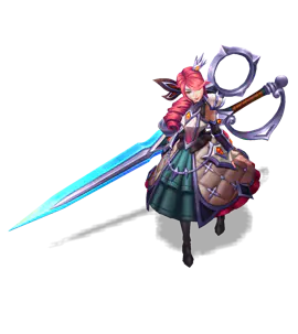 Ruby Battle Queen Gwen chroma